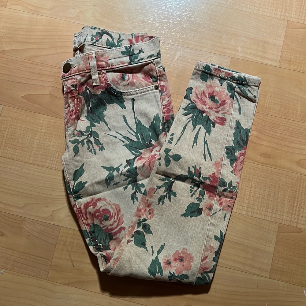 Current Elliot Floral Jeans